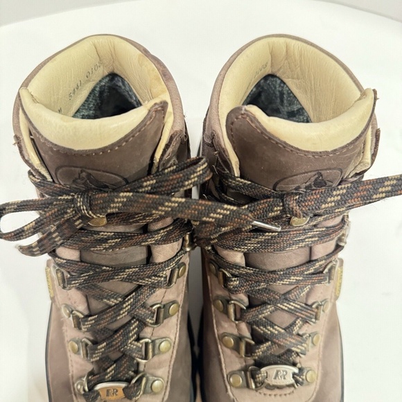 Raichle of Switzerland Mammut Gore-Tex Brown Leather Trail Hiking Boots Sz 6 EUC - Picture 10 of 15